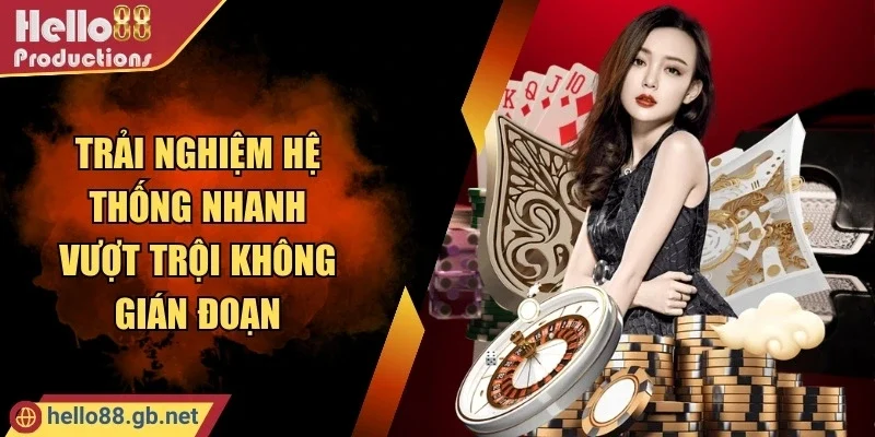 Trải nghiệm hệ thống nhanh vượt trội không gián đoạn